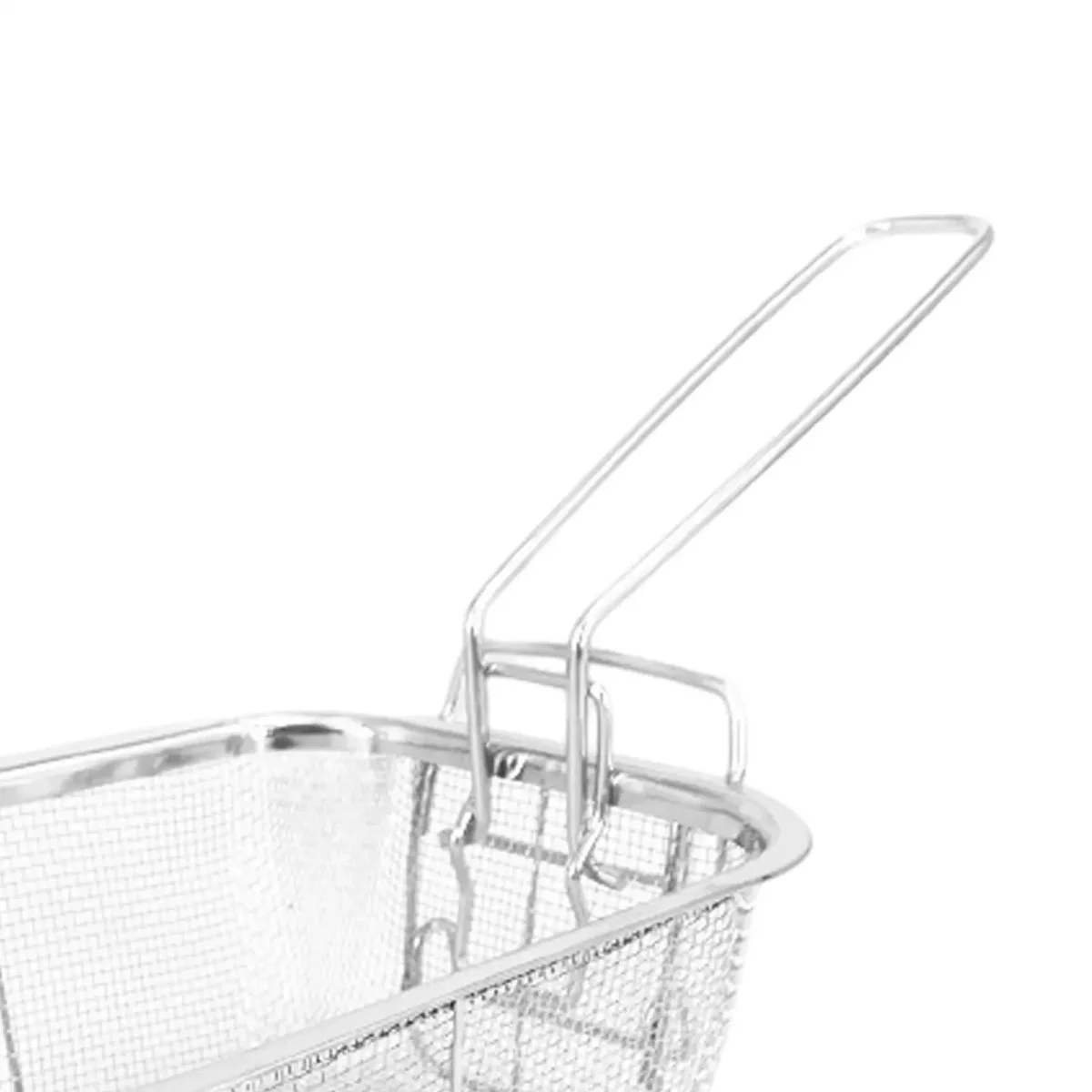 Stainless Steel Deep Fry Basket Food Presentation Baskets Sturdy Food Strainer for Barbecue Cafe Chicken Wing Home Restaurant Stainless Steel Deep Fry Basket Food Presentation Baskets Sturdy Food Strainer for Barbecue Cafe Chicken Wing Home Restaurant
