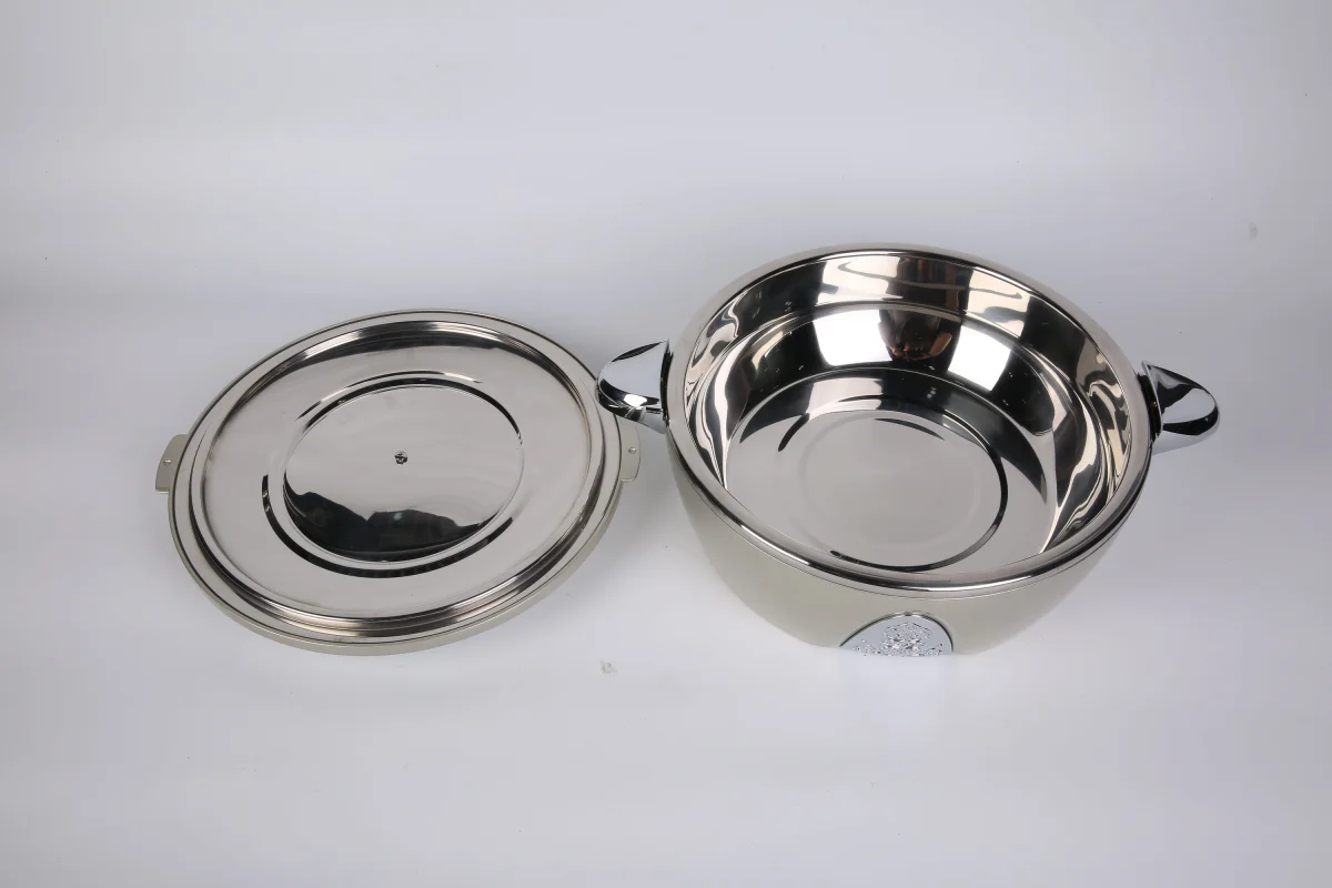 Luxury Portable Hot Pot Set Casserole Food Warmers ABS Food Container, Size:4L 6 Luxury Portable Hot Pot Set Casserole Food Warmers ABS Food Container, Size:4L