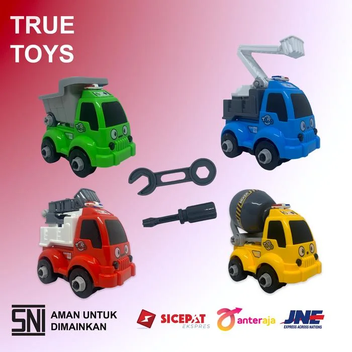 Jual TRUE TOYS - DIY Truck Engineering Taro Bongkar Pasang set 4 pcs - Kota  Bekasi - True Toys | Tokopedia