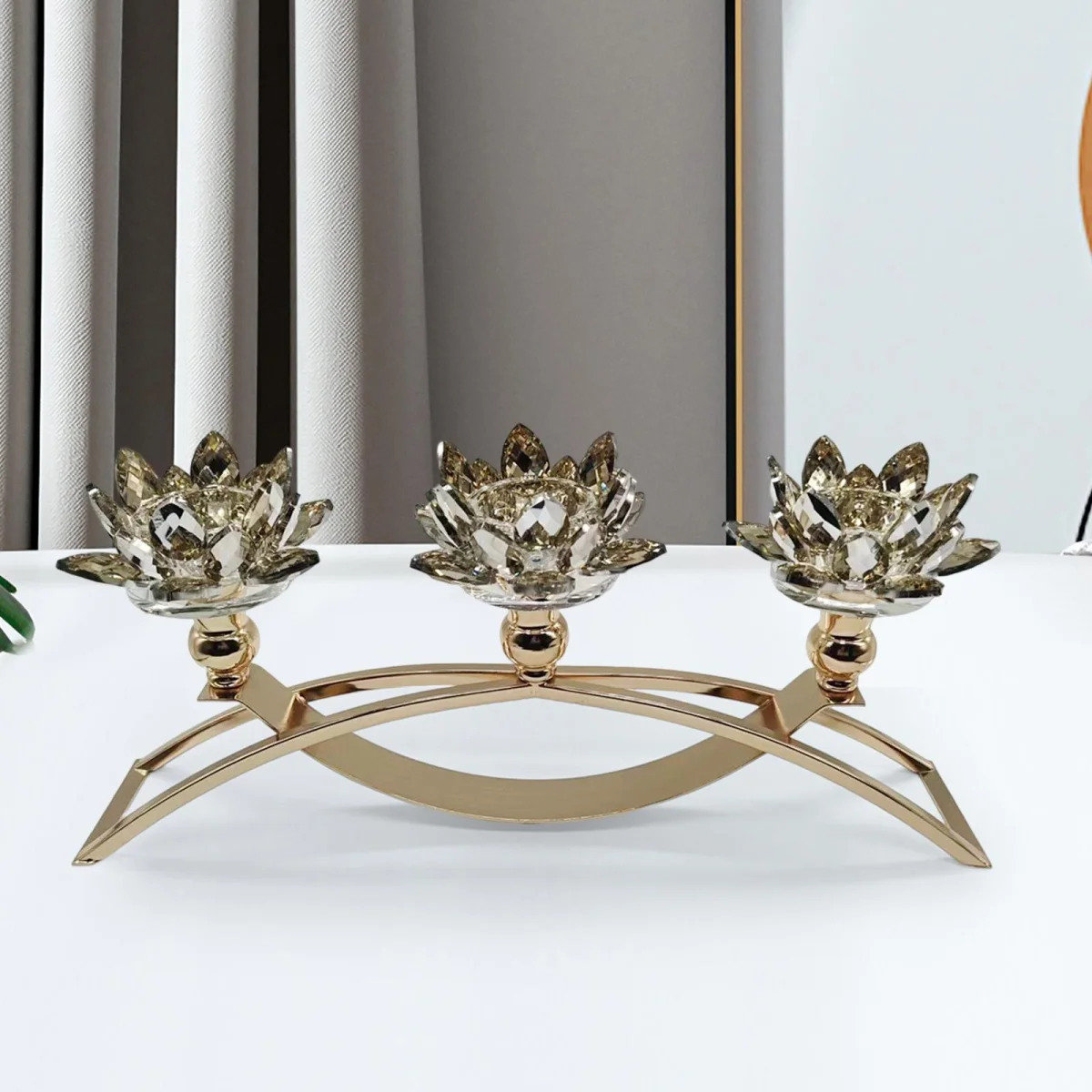 Tealight Holder Luxury Candelabra for Housewarming Travel Memorial