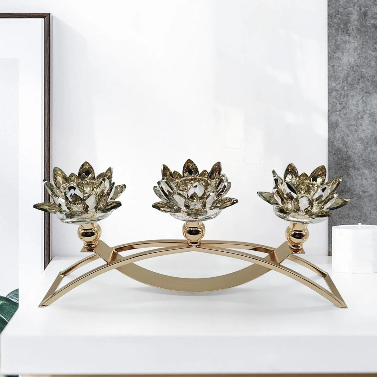 Tealight Holder Luxury Candelabra for Housewarming Travel Memorial