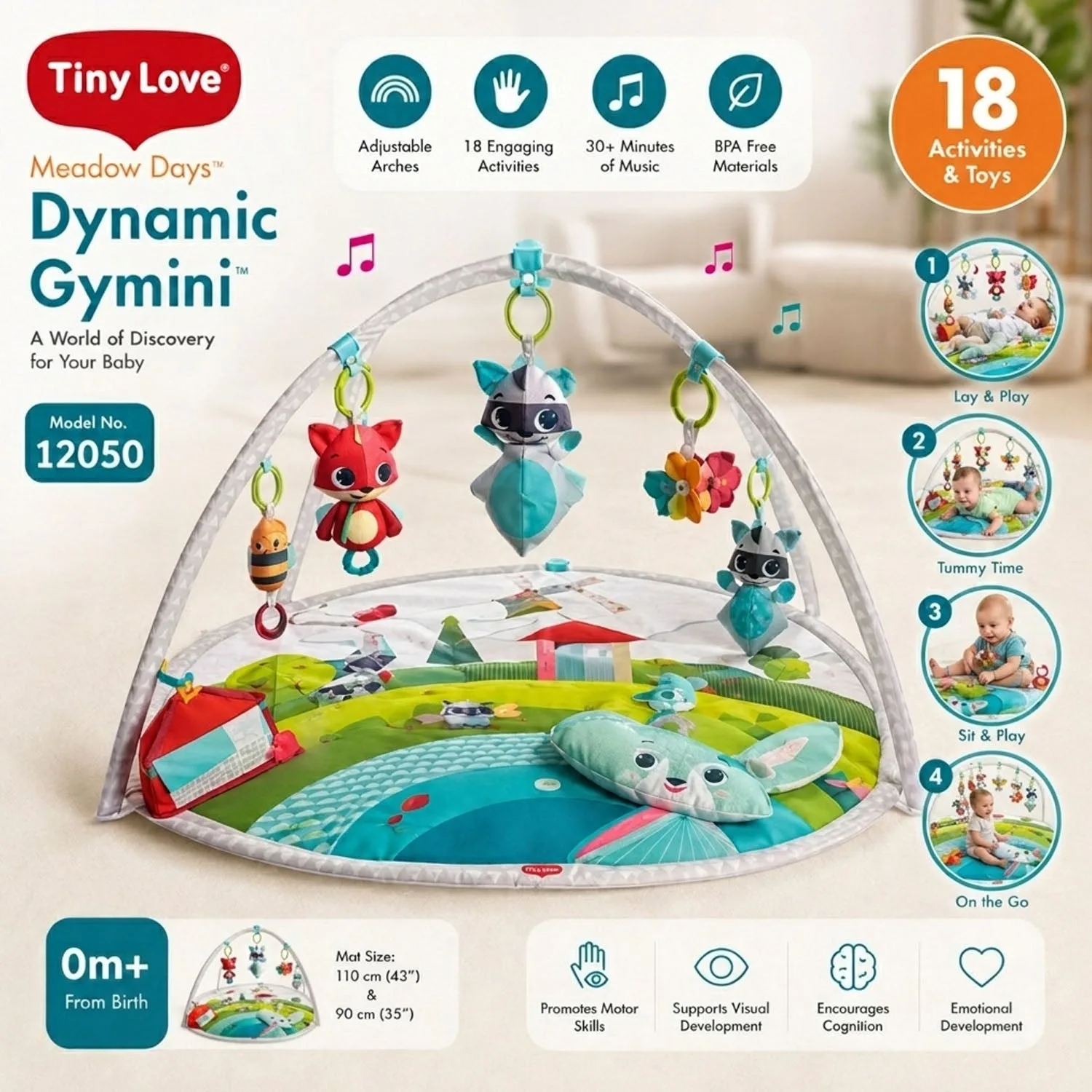 Tiny Love Dynamic Gymini Play Gym - 12050