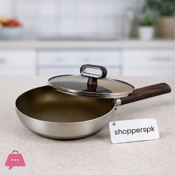 TITANUIUM Coating Non-Stick Pan Frying Pan Stainless Steel
