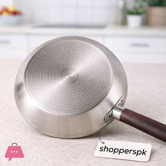 TITANUIUM Coating Non-Stick Pan Frying Pan Stainless Steel