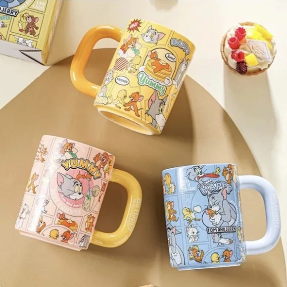 Tom and Jerry Officially Licensed Couples Ceramic Mug 550ml