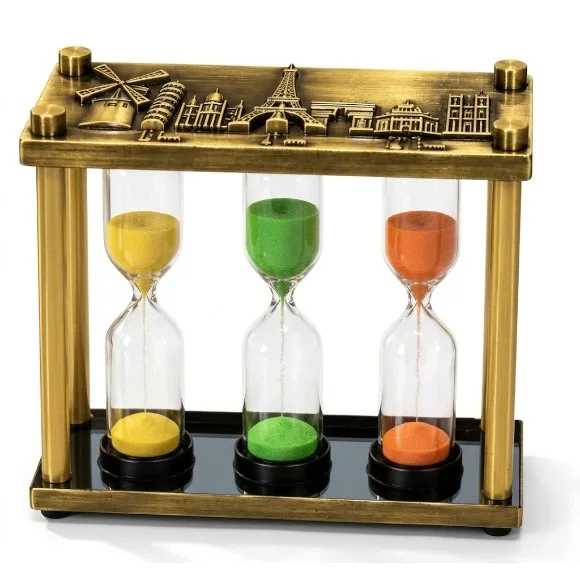 Decorative Sand Timer Hourglass Collection – Vintage & Modern Sand Clocks (1 to 30 Minutes) for Desk, Study & Home Decor