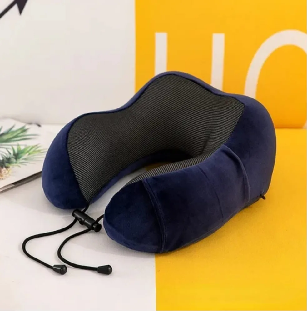 U Shaped Memory Foam Neck Pillows Soft Travel Pillow