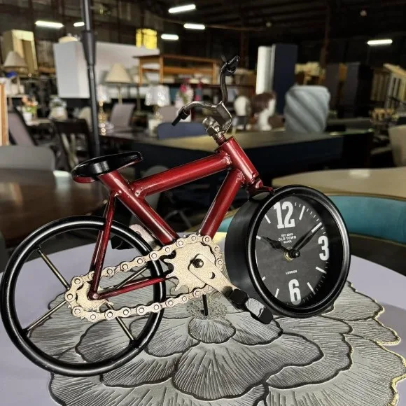 Vintage Collection Bike with Clock Display