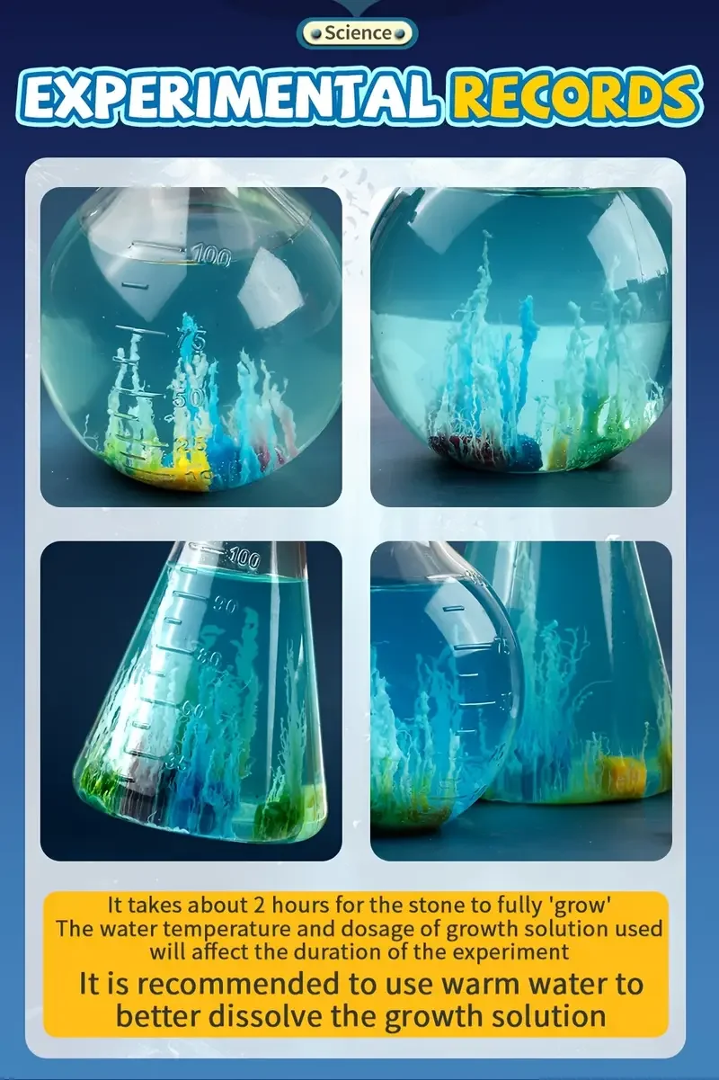 water garden experiment educational and entertaining toy diy   experiment kit   colors are random a   gift   halloween and christmas presents Product details 4