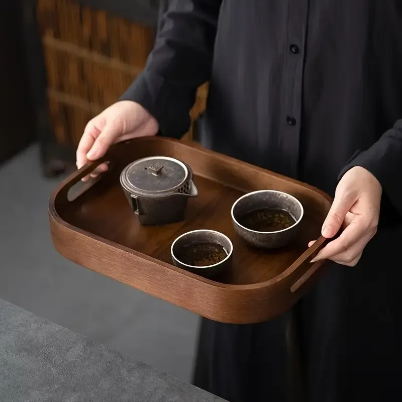 a handcrafted wooden tray with two handles   dining entertaining decorating and organizing ideal for   baskets boxes and containers making it a great gift non food contact Product details 3