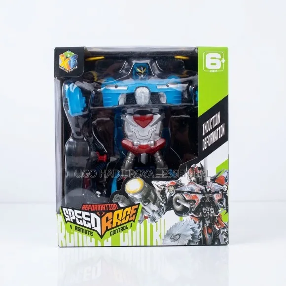2-in-1 Megaformers Deformation Speed Race Remote Control Robot Car Toy