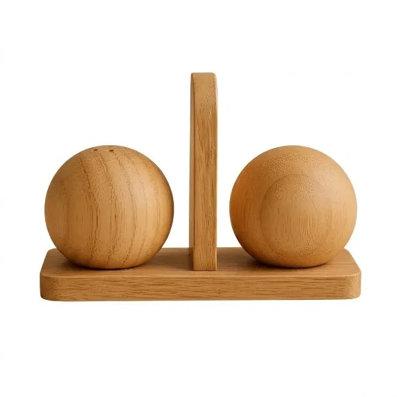 Bamboo Salt And Pepper Set