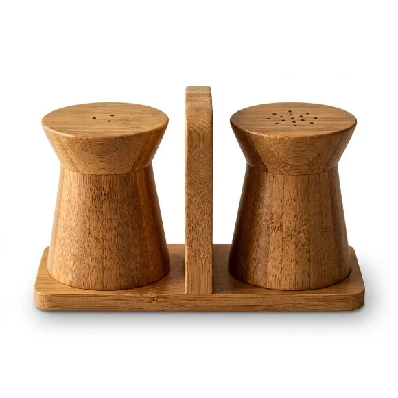 Bamboo Salt And Pepper Set