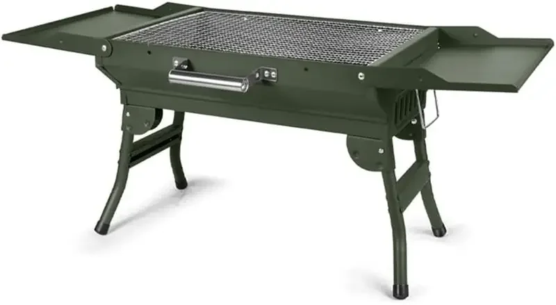 portable folding charcoal grill outdoor compact charcoal stove suitable for travel camping outdoor cooking patio use hiking balcony gardens and picnics Product details 0