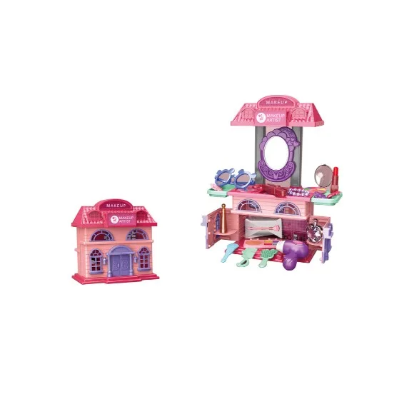 DIY Play House Villa Makeup 2 in 1