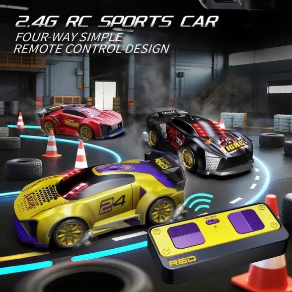Happy Hues RC Battle Car with Tag Gun: 2.4GHz High Speed Racing
