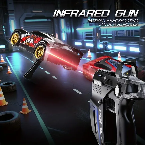 Happy Hues RC Battle Car with Tag Gun: 2.4GHz High Speed Racing