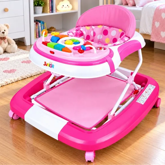 Junior Blue Baby Walker 2 IN 1 W-250 Made In Taiwan