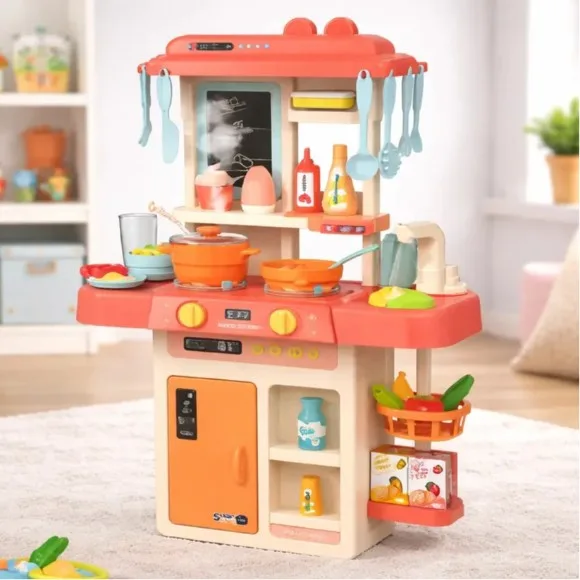 Kids Kitchen Set With Sater Spray  & Accessories
