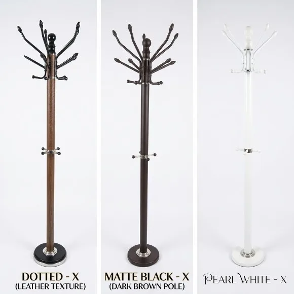 Luxury Freestanding Clothes Hanger Stand – Nordic Style Hat, Coat & Bag Organizer for Bedroom & Dressing Area