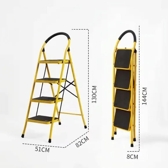 Modern Design Folding Tubular Ladder 3-5 Step Home Ladder