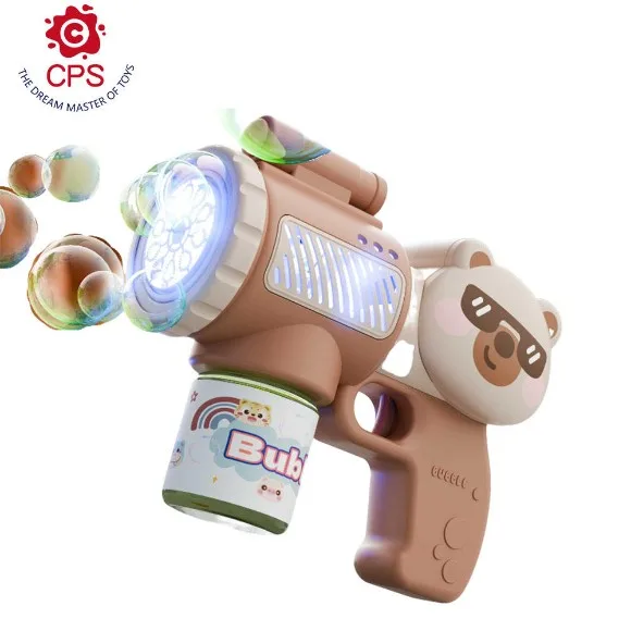 New Electric machine plastic bubble gun with animal design
