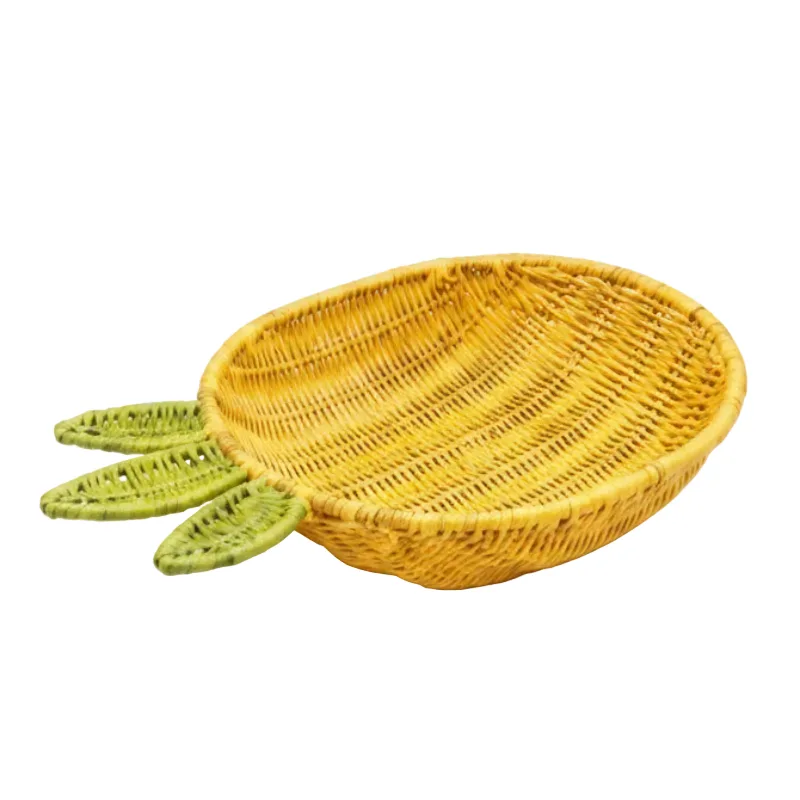 Pineapple Shaped Woven Basket