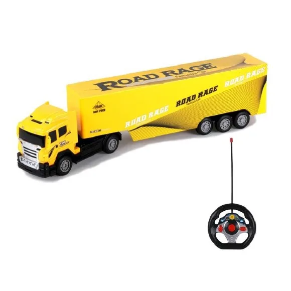 Remote Control Container Truck Toy for Kids – RC Road Race Cargo Truck in Pakistan