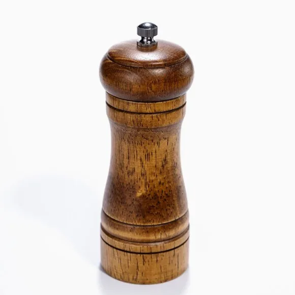Rubber Wood Pepper Grinders Salt & Pepper Mills