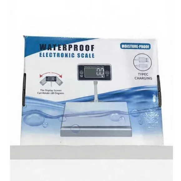 Waterproof Electronic Kitchen Scale Perfect for kitchen Business and Food Vendors - 5kg/0.1g